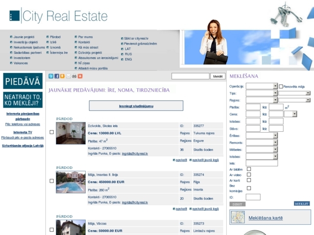 City real estate, SIA