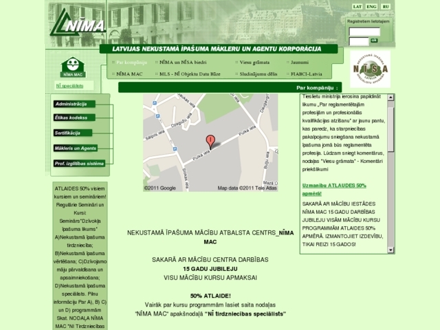 NĪMA Latvija nekustamā īpašuma mākleru un aģentu biedrība, 